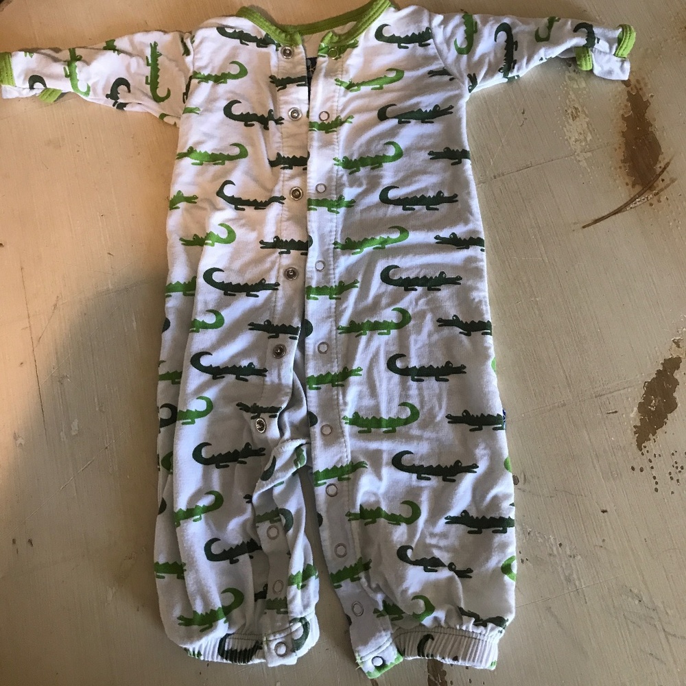 Kickee Pants Print Layette Gown Size NB